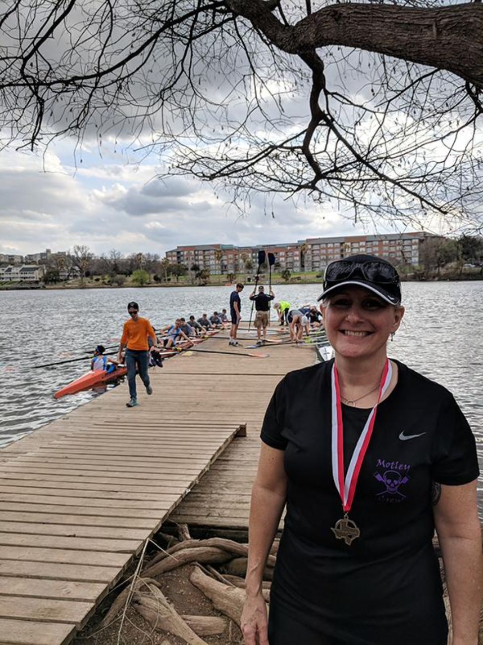 Tammy Foy was able to get back to rowing with her crew following a procedure at UT Physicians. (Photo courtesy of Tammy Foy) Tammy Foy was able to get back to rowing with her crew following a procedure at UT Physicians. (Photo courtesy of Tammy Foy)